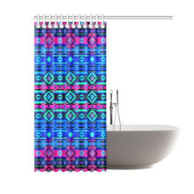 Load image into Gallery viewer, Adobe Sunset Shower Curtain 60&quot;x72&quot; Shower Curtain 60&quot;x72&quot; e-joyer 
