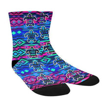 Load image into Gallery viewer, Adobe Sunset Turtle Crew Socks Crew Socks e-joyer 
