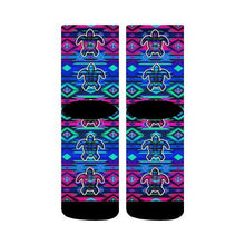 Load image into Gallery viewer, Adobe Sunset Turtle Crew Socks Crew Socks e-joyer 
