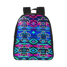 Load image into Gallery viewer, Adobe Sunset Turtle School Backpack (Model 1601)(Small) School Backpacks/Small (1601) e-joyer 
