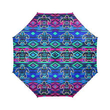 Load image into Gallery viewer, Adobe Sunset Turtle Semi-Automatic Foldable Umbrella Semi-Automatic Foldable Umbrella e-joyer 
