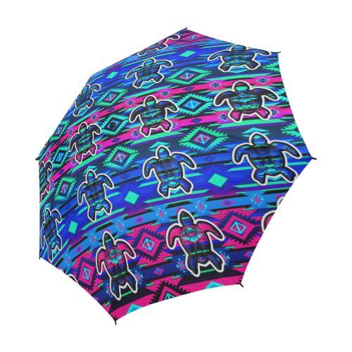 Adobe Sunset Turtle Semi-Automatic Foldable Umbrella Semi-Automatic Foldable Umbrella e-joyer 