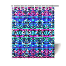 Load image into Gallery viewer, Adobe Sunset Turtle Shower Curtain 60&quot;x72&quot; Shower Curtain 60&quot;x72&quot; e-joyer 
