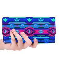 Load image into Gallery viewer, Adobe Sunset Women&#39;s Trifold Wallet (Model 1675) Women&#39;s Trifold Wallet e-joyer 
