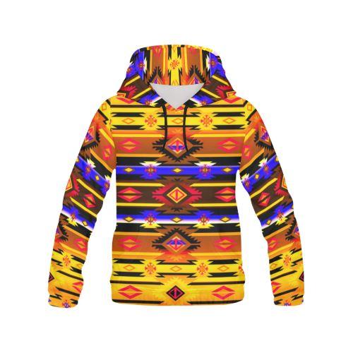 Adobe Sunshine All Over Print Hoodie for Women (USA Size) (Model H13) All Over Print Hoodie for Women (H13) e-joyer 