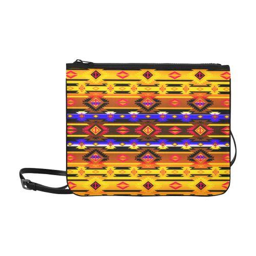 Adobe Sunshine Slim Clutch Bag (Model 1668) Slim Clutch Bags (1668) e-joyer 