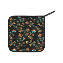 Load image into Gallery viewer, Dragon Lily Noir Oven Mitt &amp; Pot Holder
