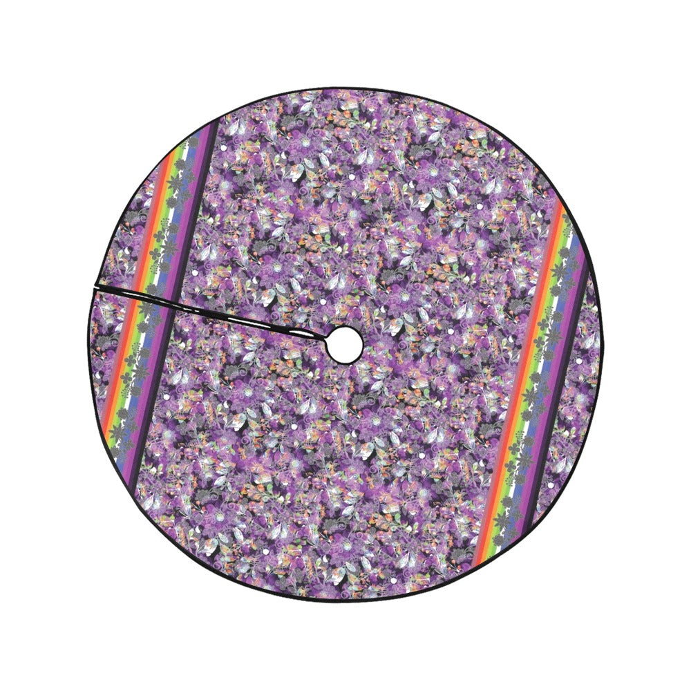 Culture in Nature Purple Tree Skirt