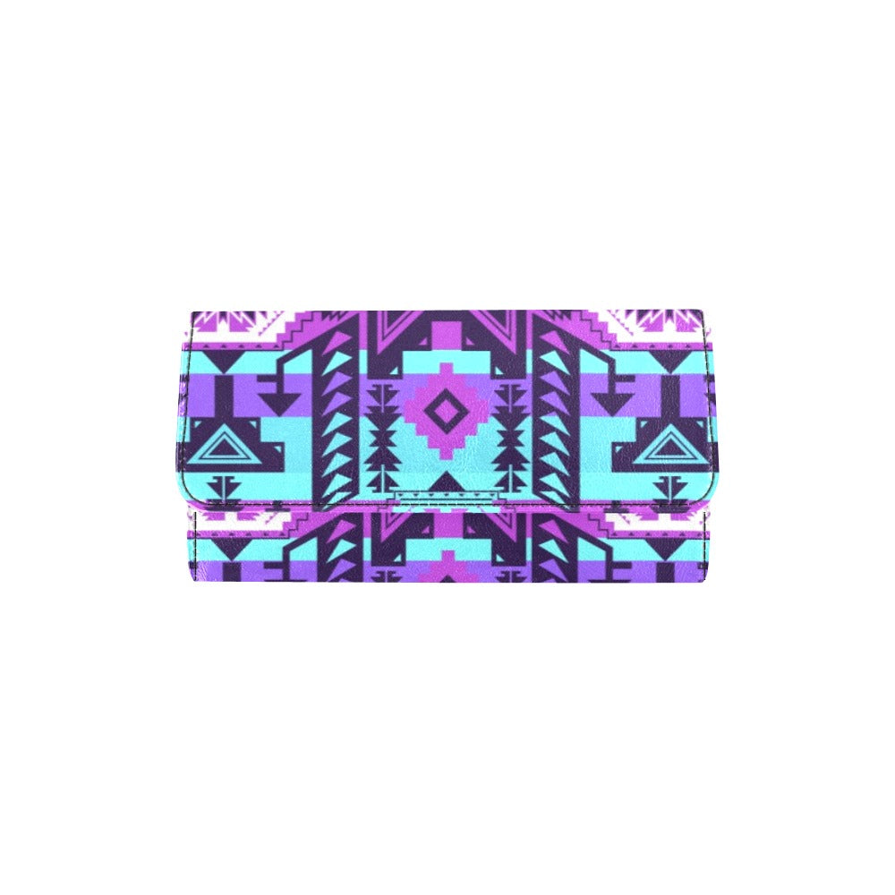 Chiefs Mountain Moon Shadow Women's Trifold Wallet