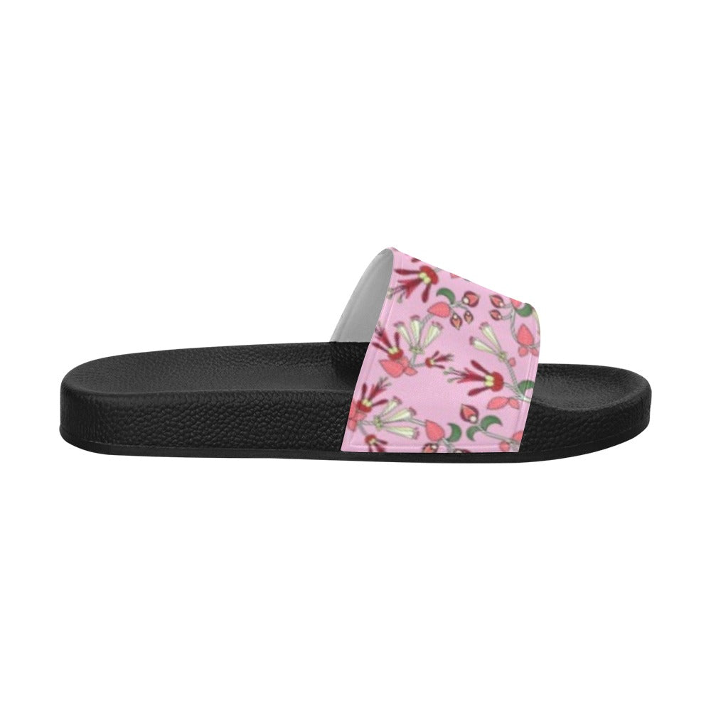 Strawberry Floral Men's Slide Sandals