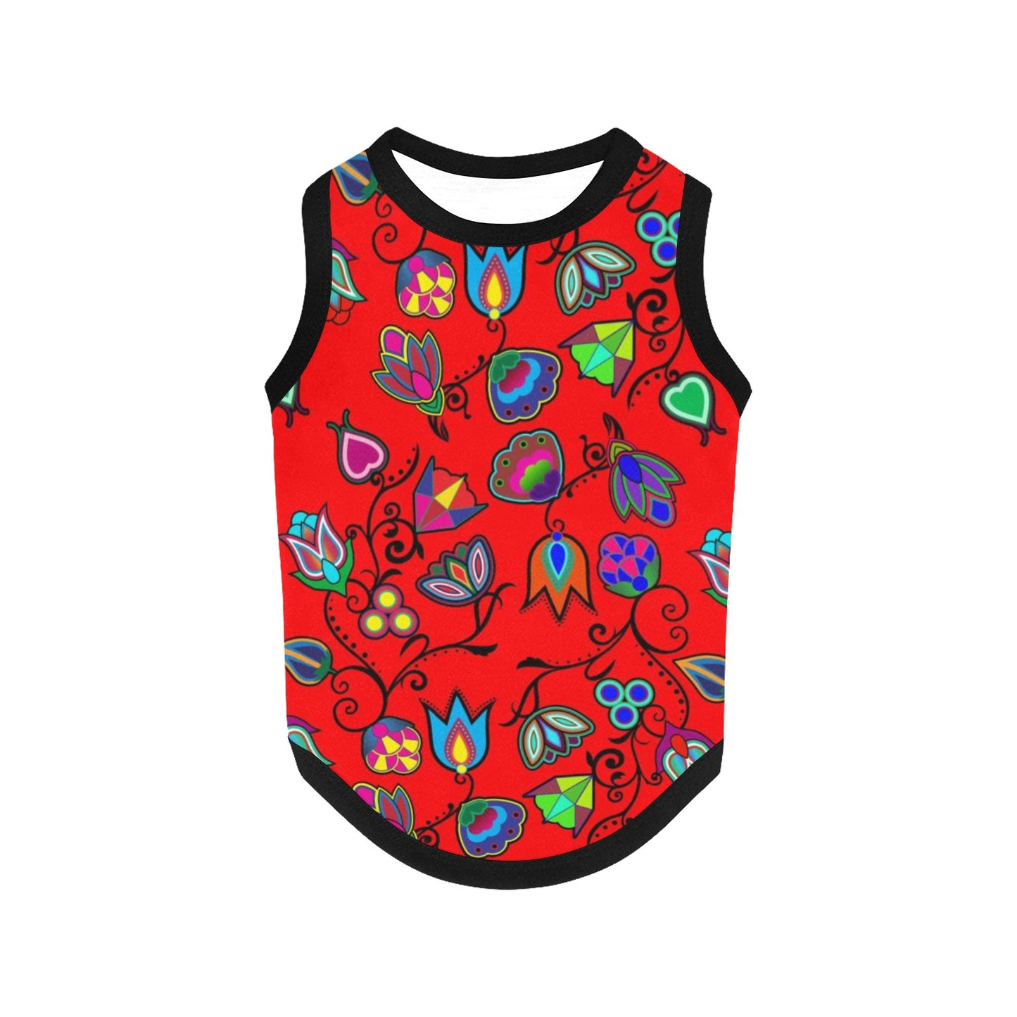 Indigenous Paisley Dahlia Pet Tank Top