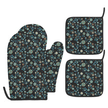 Load image into Gallery viewer, Ocean Bloom Oven Mitt &amp; Pot Holder
