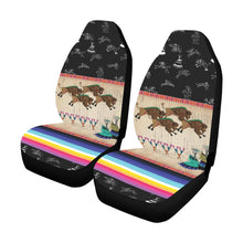 Load image into Gallery viewer, Buffalos Running Black Sky Car Seat Covers (Set of 2)
