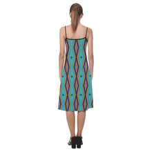 Load image into Gallery viewer, Diamond in the Bluff Turquoise Alcestis Slip Dress
