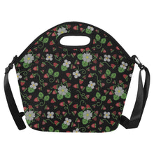 Load image into Gallery viewer, Strawberry Dreams Midnight Neoprene Lunch Bag/Large
