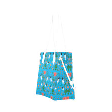 Load image into Gallery viewer, New Growth Bright Sky Clover Canvas Tote Bag
