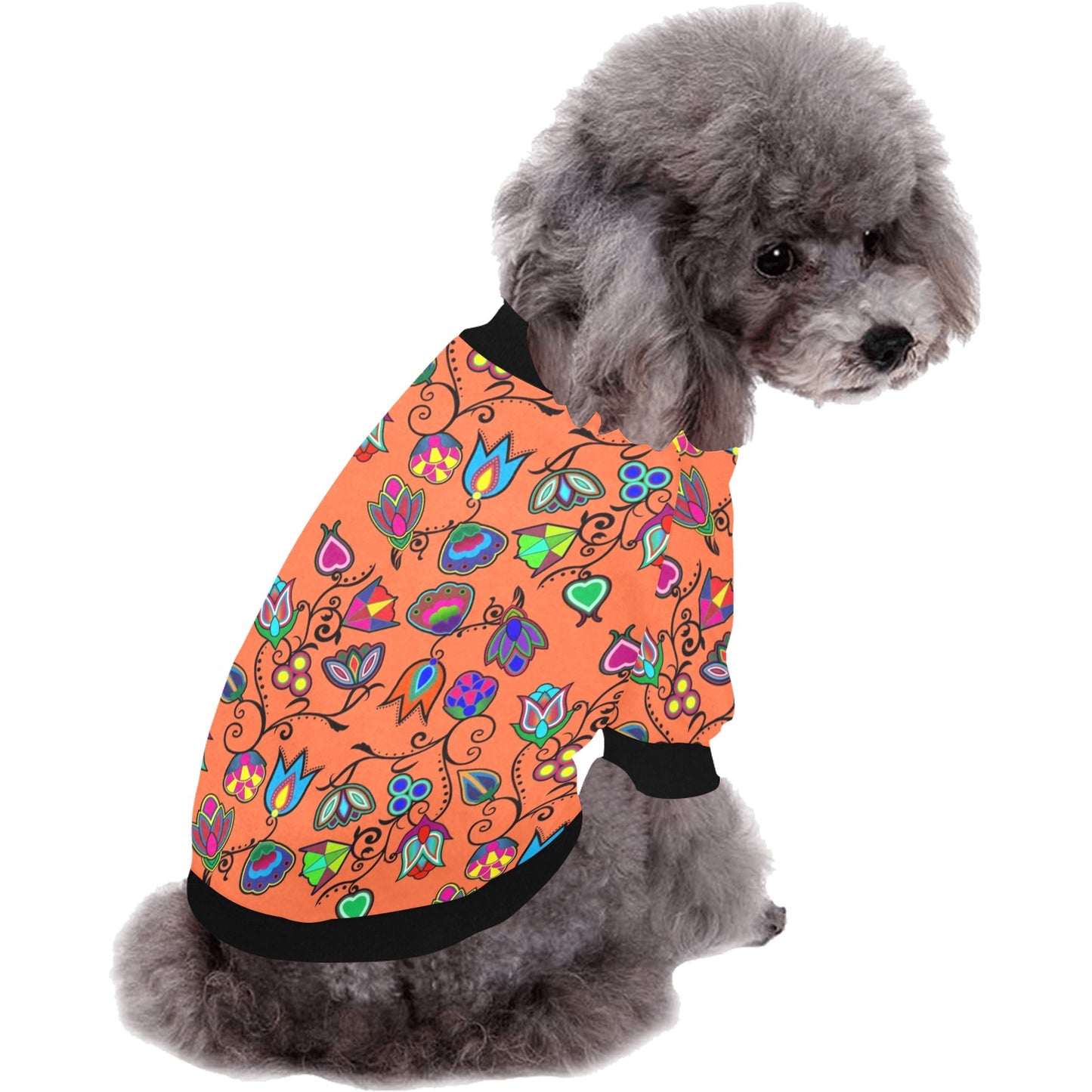 Indigenous Paisley Sierra Pet Dog Round Neck Shirt