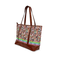 Load image into Gallery viewer, Culture in Nature Orange Tote Handbag
