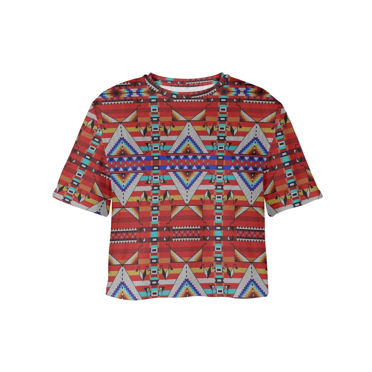 Medicine Blessing Red Crop Top