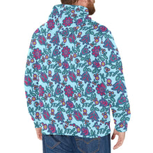 Load image into Gallery viewer, Beaded Nouveau Marine Men&#39;s Long Sleeve Fleece Hoodie
