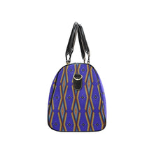 Load image into Gallery viewer, Diamond in the Bluff Blue Waterproof Travel Bag
