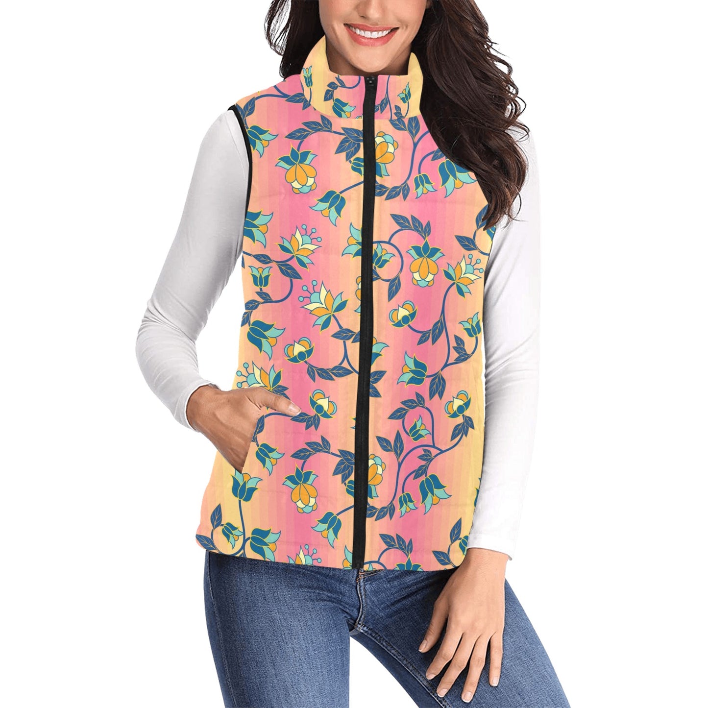 Orange Days Women's Padded Vest Jacket