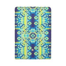 Load image into Gallery viewer, Kaleidoscope Jaune Bleu Women&#39;s Trifold Wallet
