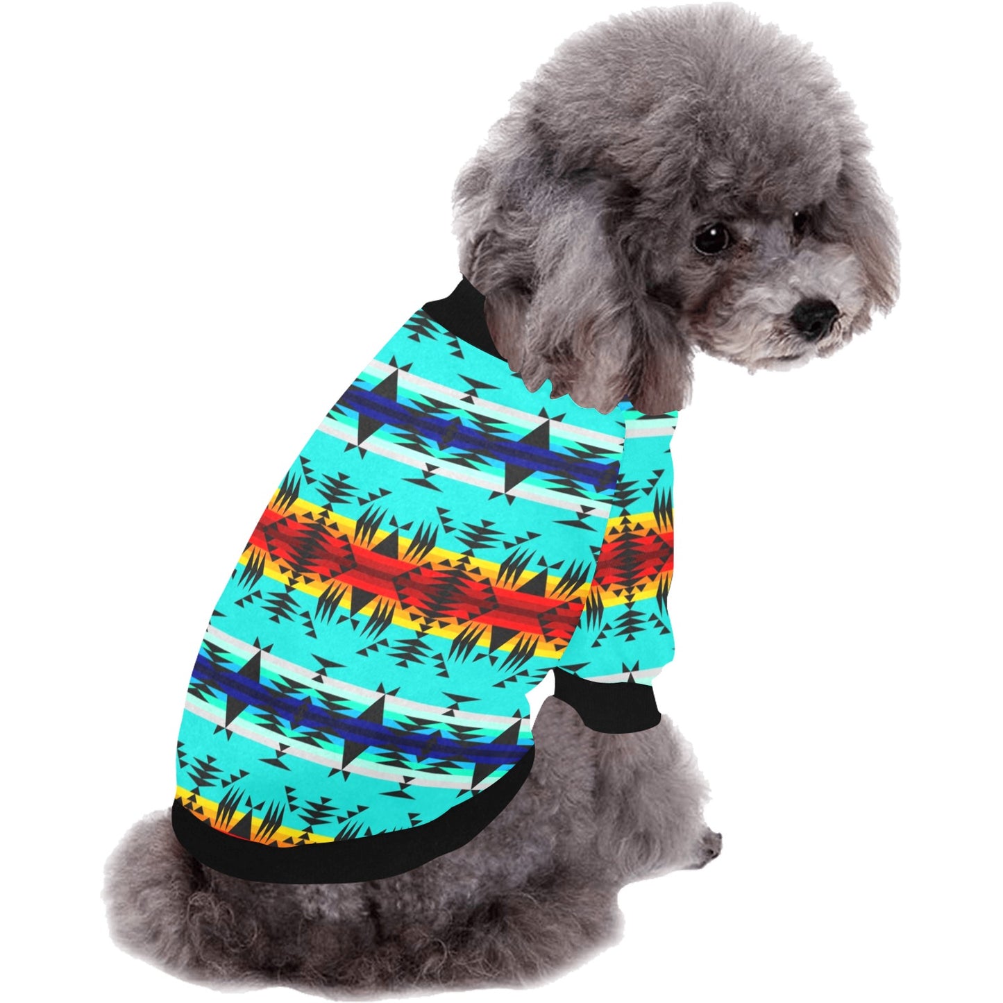 Between the Mountains Pet Dog Round Neck Shirt