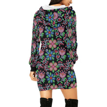 Load image into Gallery viewer, Midnight Garden Hoodie Dress
