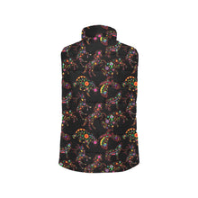 Load image into Gallery viewer, Neon Floral Animals Women&#39;s Padded Vest Jacket
