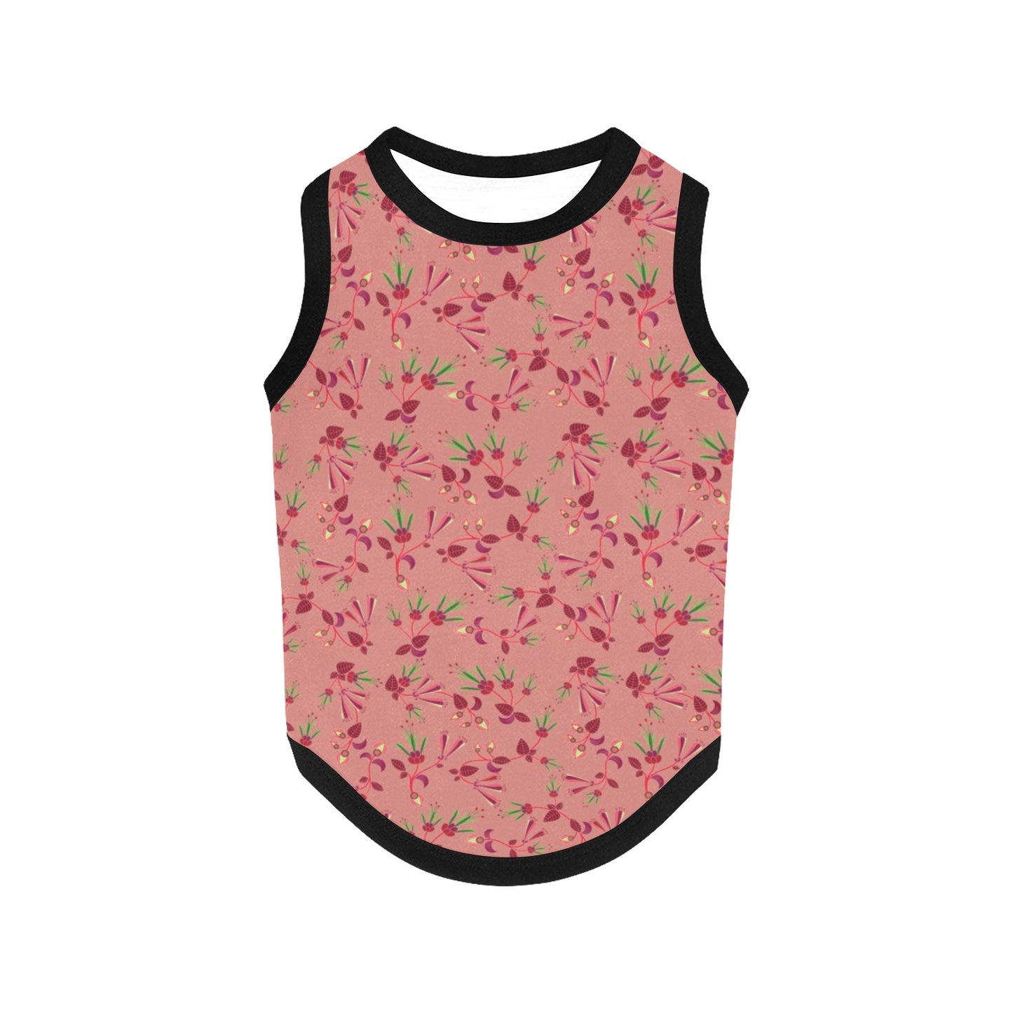 Swift Floral Peach Rouge Remix Pet Tank Top