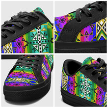 Load image into Gallery viewer, After the Northwest Rain Aapisi Low Top Canvas Shoes Black Sole 49 Dzine 
