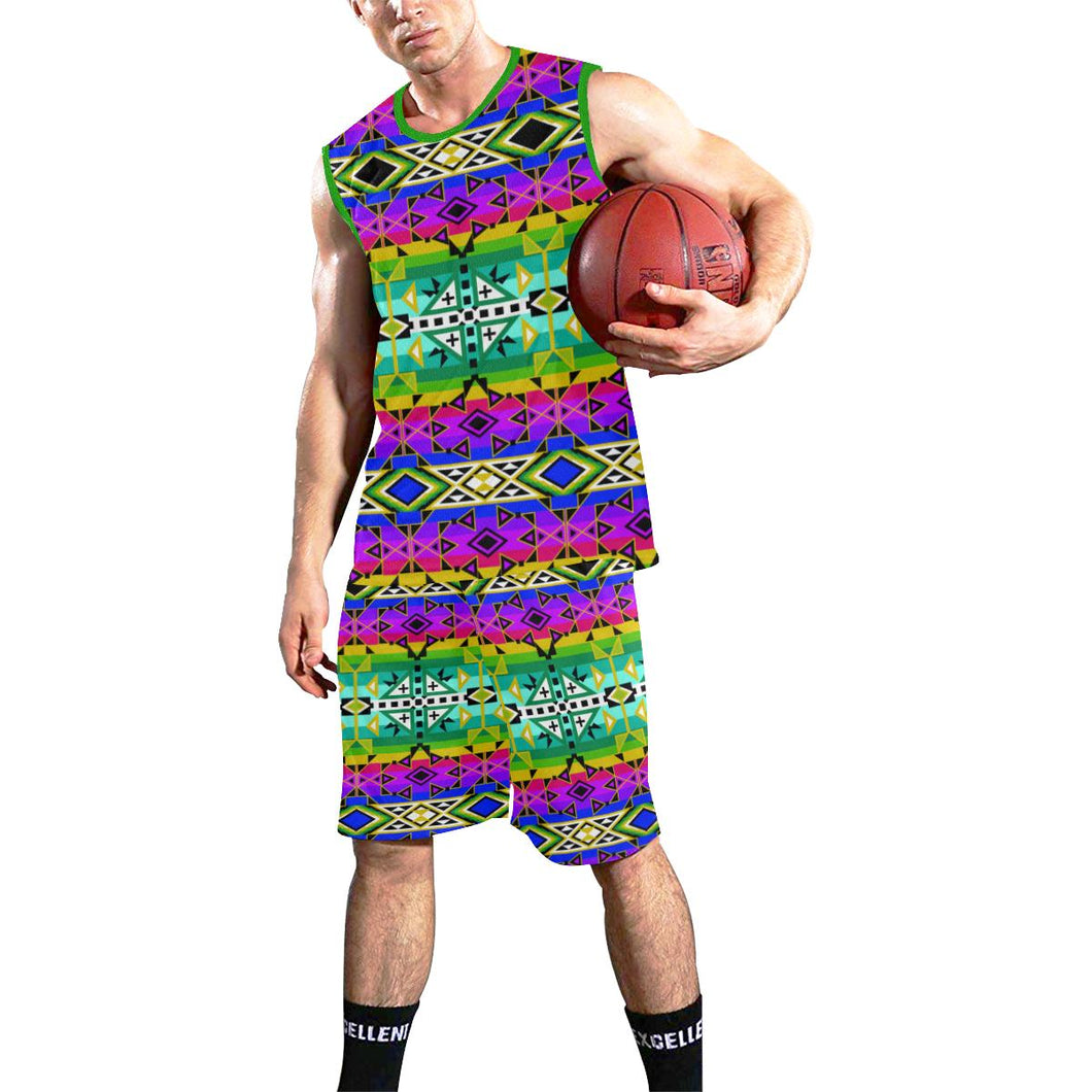 After the Northwest Rain All Over Print Basketball Uniform Basketball Uniform e-joyer 