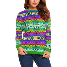 Load image into Gallery viewer, After the Northwest Rain All Over Print Crewneck Sweatshirt for Women (Model H18) Crewneck Sweatshirt for Women (H18) e-joyer 
