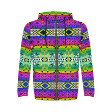 Load image into Gallery viewer, After the Northwest Rain All Over Print Full Zip Hoodie for Men (Model H14) All Over Print Full Zip Hoodie for Men (H14) e-joyer 
