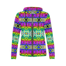 Load image into Gallery viewer, After the Northwest Rain All Over Print Full Zip Hoodie for Women (Model H14) All Over Print Full Zip Hoodie for Women (H14) e-joyer 
