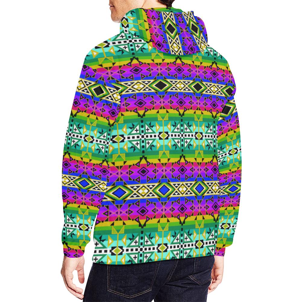 After the Northwest Rain All Over Print Hoodie for Men (USA Size) (Model H13) All Over Print Hoodie for Men (H13) e-joyer 