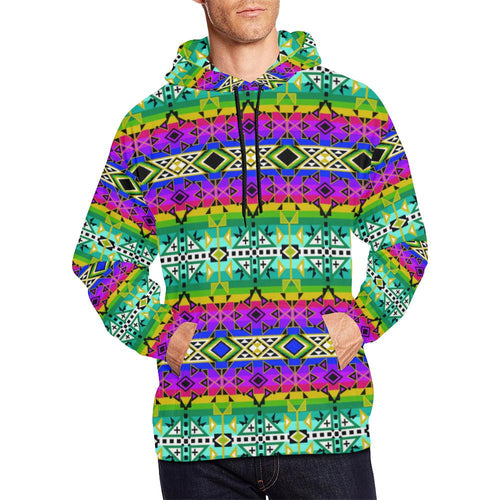 After the Northwest Rain All Over Print Hoodie for Men (USA Size) (Model H13) All Over Print Hoodie for Men (H13) e-joyer 