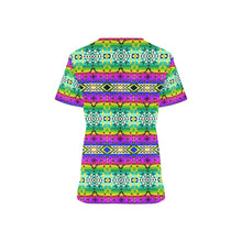 Load image into Gallery viewer, After the Northwest Rain All Over Print Scrub Top Scrub Top e-joyer 
