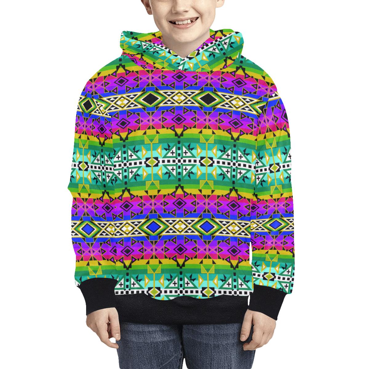 After the Northwest Rain Kids' All Over Print Hoodie (Model H38) Kids' AOP Hoodie (H38) e-joyer 