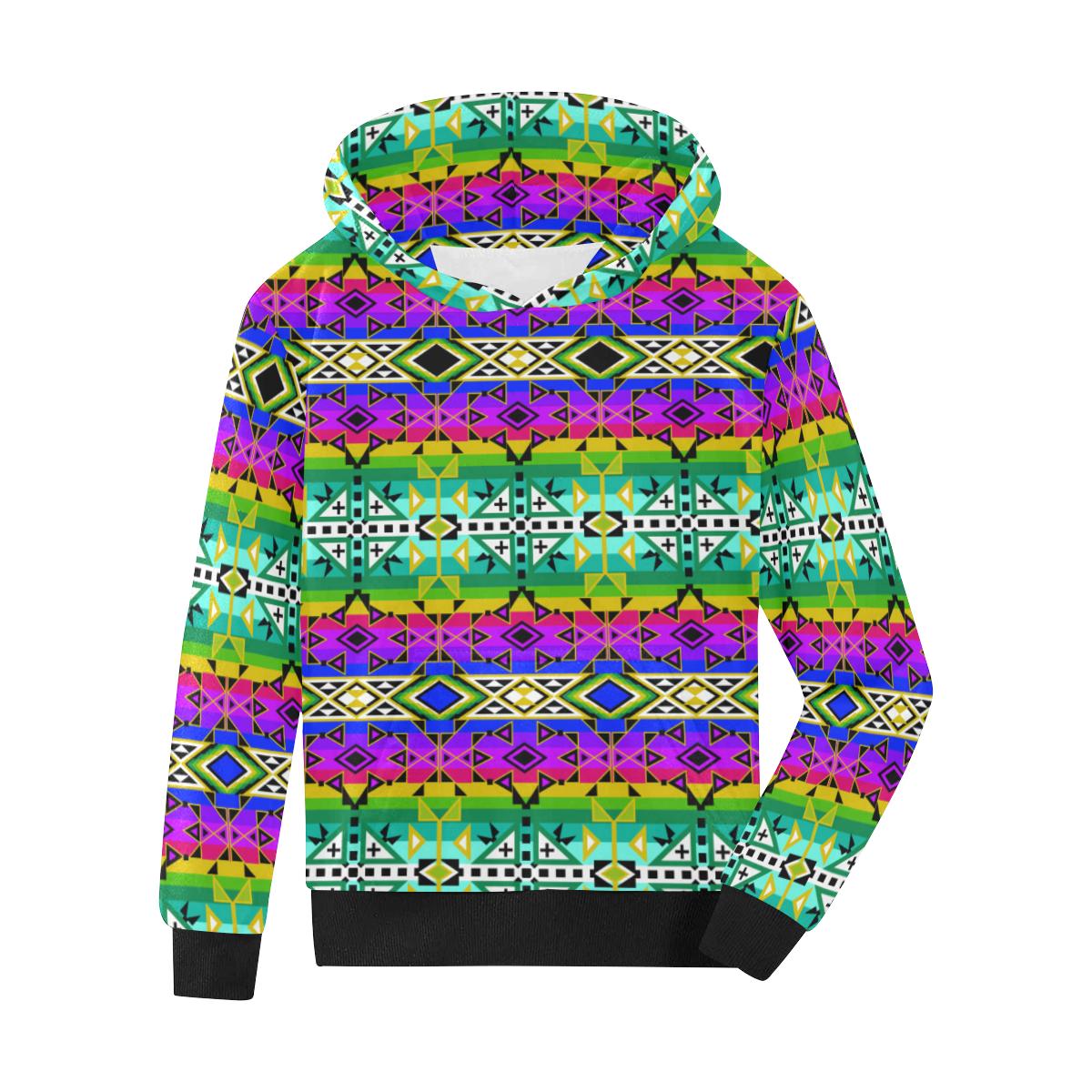 After the Northwest Rain Kids' All Over Print Hoodie (Model H38) Kids' AOP Hoodie (H38) e-joyer 