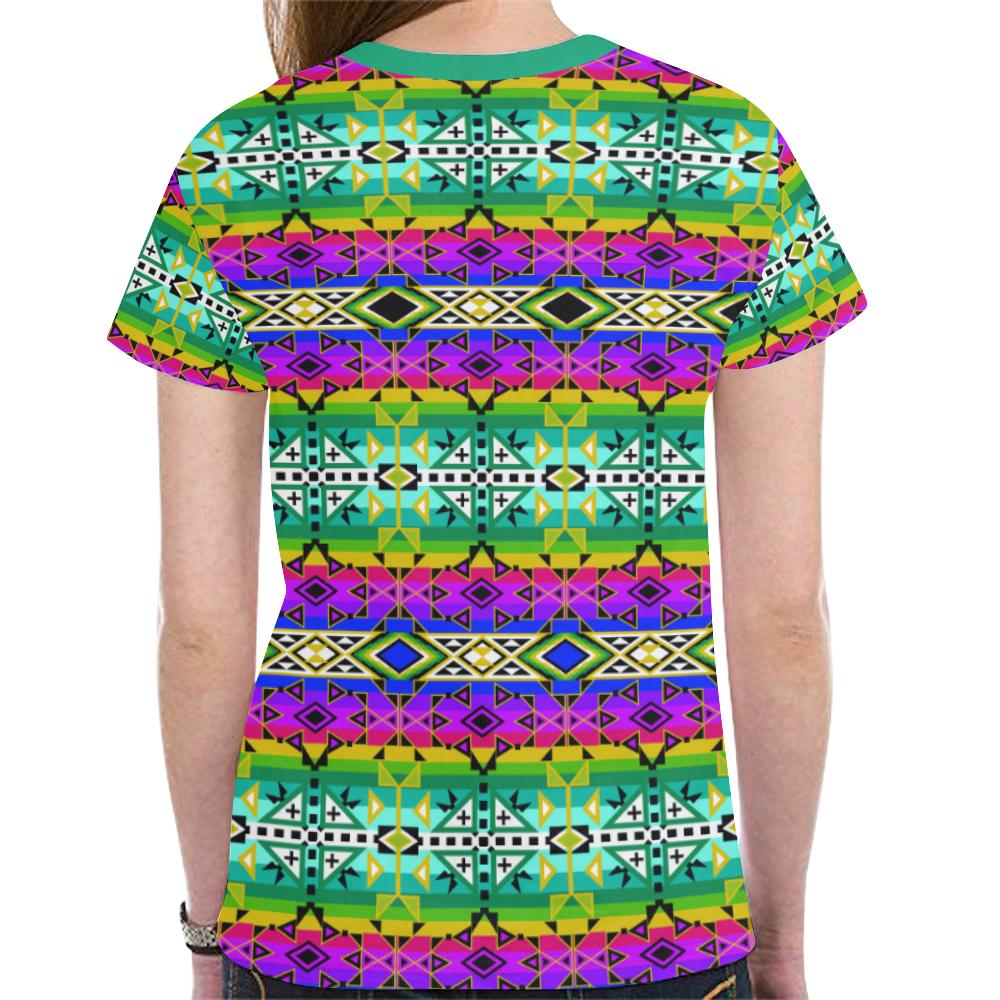 After the Northwest Rain New All Over Print T-shirt for Women (Model T45) New All Over Print T-shirt for Women (T45) e-joyer 