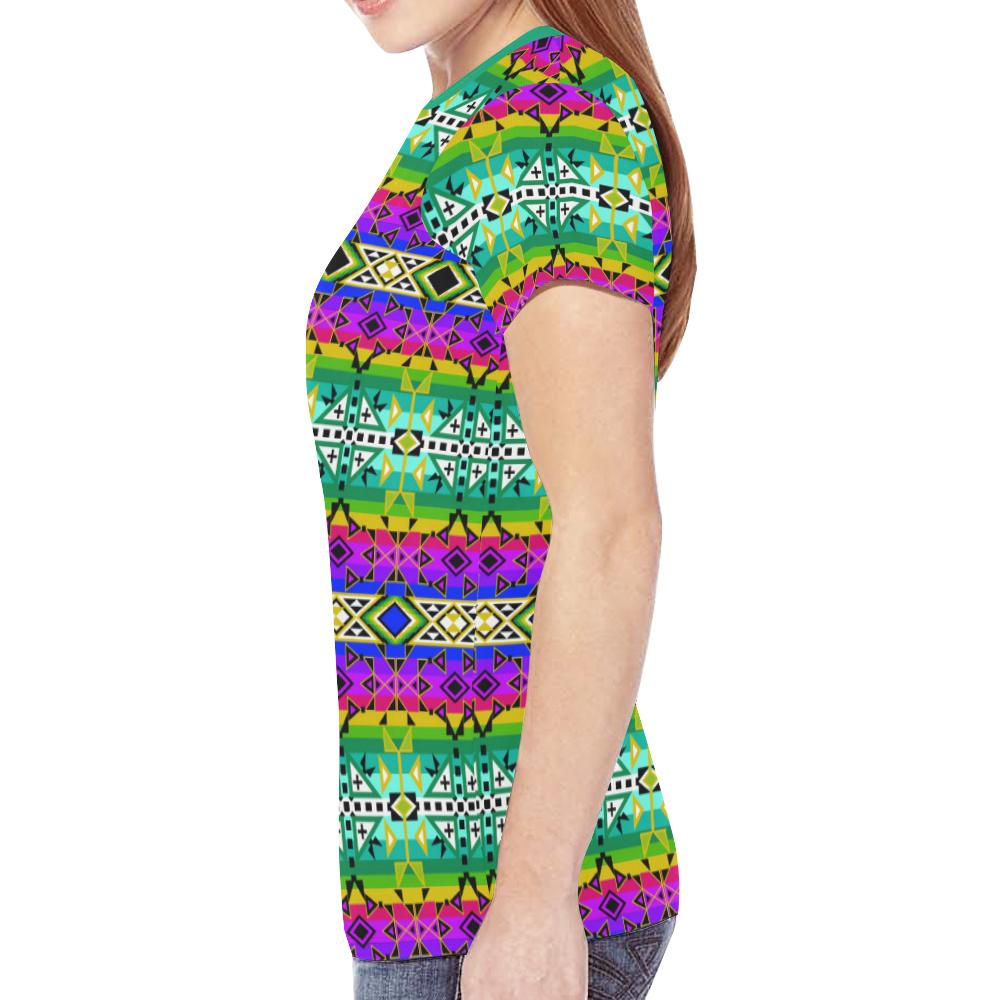 After the Northwest Rain New All Over Print T-shirt for Women (Model T45) New All Over Print T-shirt for Women (T45) e-joyer 