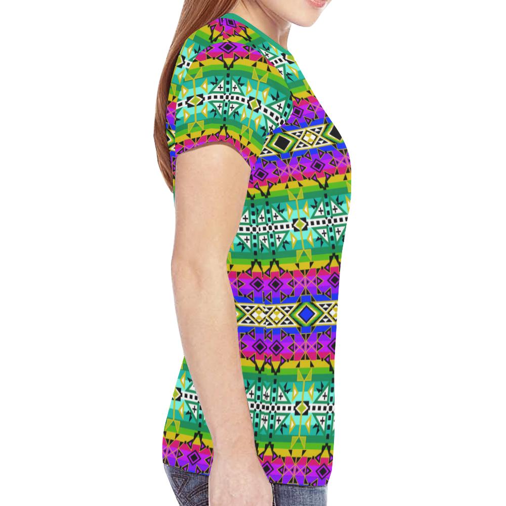 After the Northwest Rain New All Over Print T-shirt for Women (Model T45) New All Over Print T-shirt for Women (T45) e-joyer 