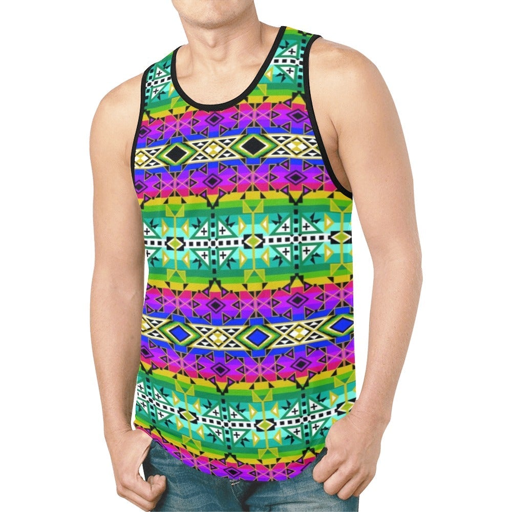 After the Northwest Rain New All Over Print Tank Top for Men (Model T46) New All Over Print Tank Top for Men (T46) e-joyer 