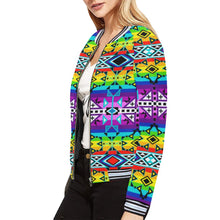 Load image into Gallery viewer, After the Rain All Over Print Bomber Jacket for Women (Model H21) All Over Print Bomber Jacket for Women (H21) e-joyer 
