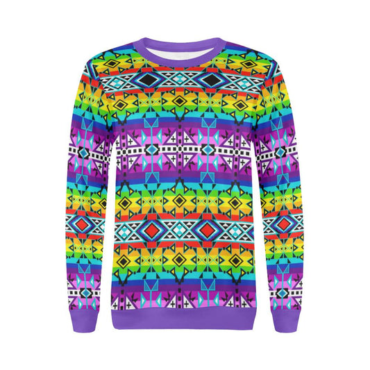 After the Rain All Over Print Crewneck Sweatshirt for Women (Model H18) Crewneck Sweatshirt for Women (H18) e-joyer 