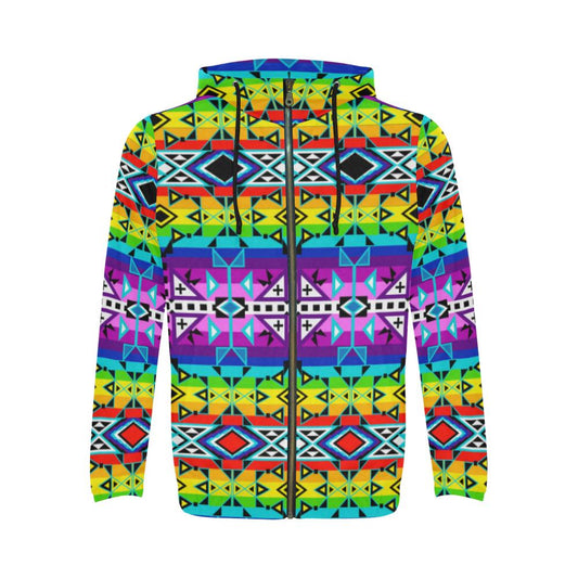 After the Rain All Over Print Full Zip Hoodie for Men (Model H14) All Over Print Full Zip Hoodie for Men (H14) e-joyer 