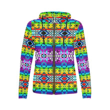 Load image into Gallery viewer, After the Rain All Over Print Full Zip Hoodie for Women (Model H14) All Over Print Full Zip Hoodie for Women (H14) e-joyer 
