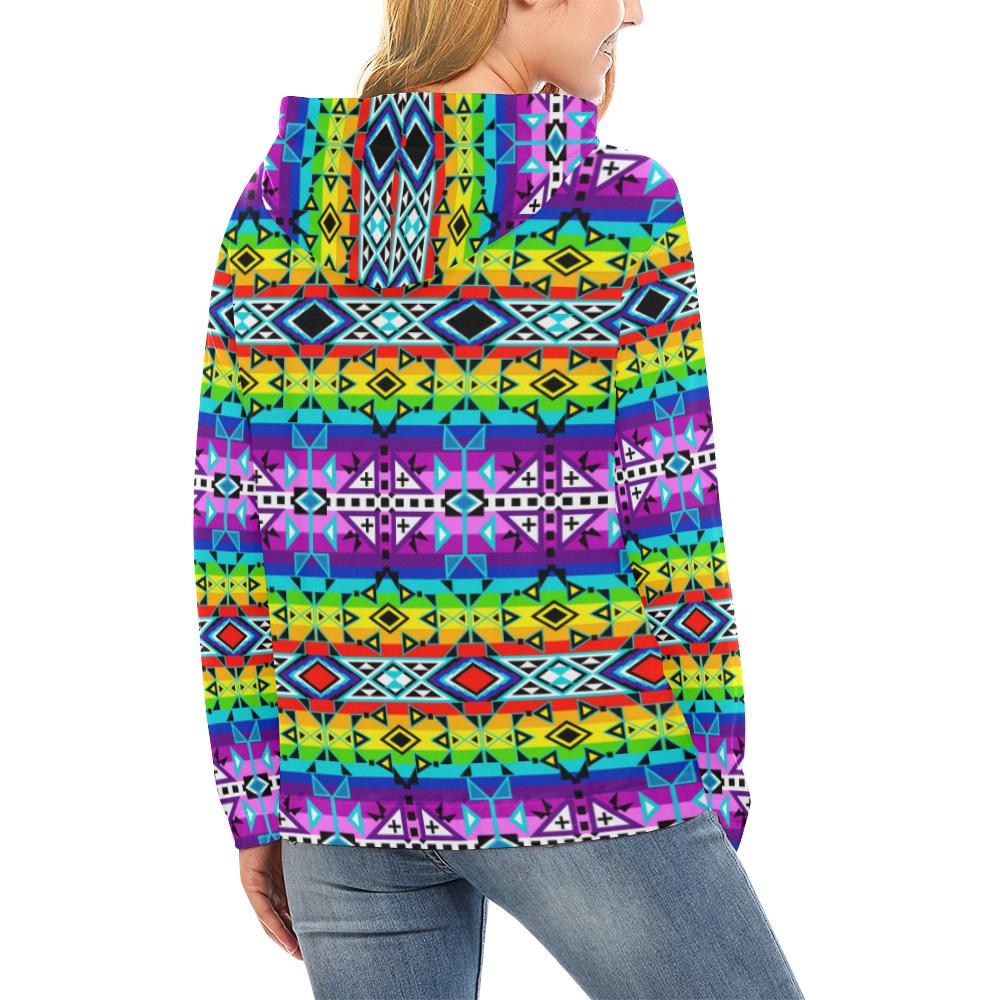 After the Rain All Over Print Hoodie for Women (USA Size) (Model H13) All Over Print Hoodie for Women (H13) e-joyer 